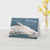 Carte voeu de seagull (Fleur jaune)