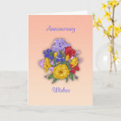 Carte Voeux Anniversaires (Fleur jaune)