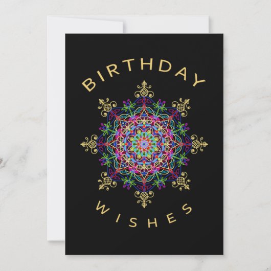Carte Voeux d'anniversaire (Devant)