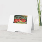 Carte Voeux d'anniversaire (Dos)
