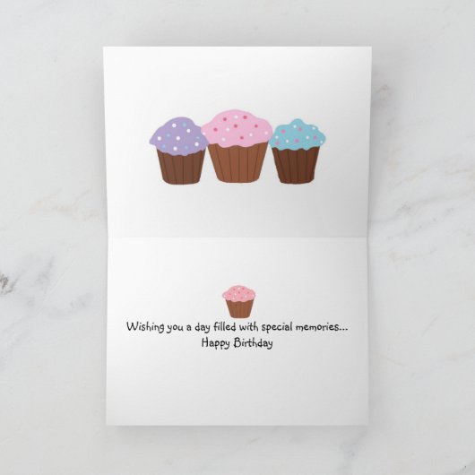 Carte Voeux d'anniversaire (Intérieur)