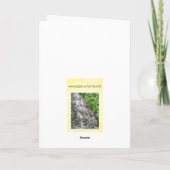 Carte Voeux d'anniversaire (Dos)