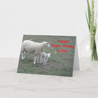 Carte Voeux d'anniversaire