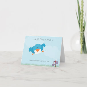 Carte Voeux d'anniversaire