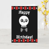 Carte Voeux d'anniversaire (Fleur jaune)