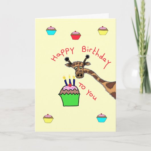 Carte Voeux d'anniversaire (Devant)