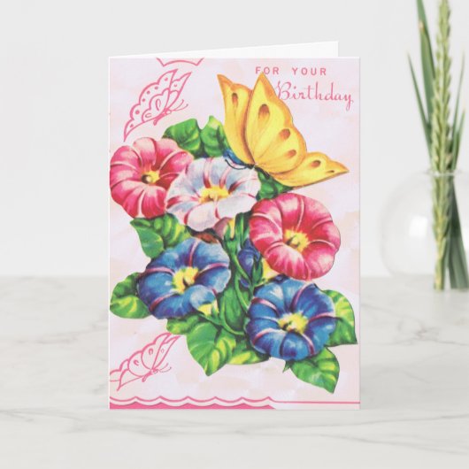 Carte Voeux d'anniversaire (Devant)