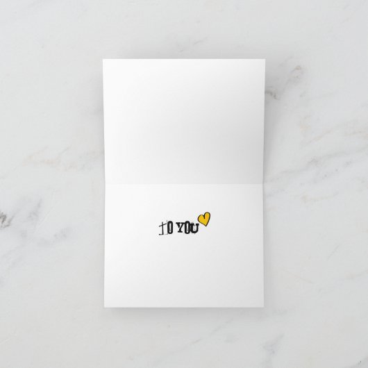 Carte Voeux d'anniversaire (Intérieur)