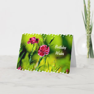 Carte voeux d'anniversaire