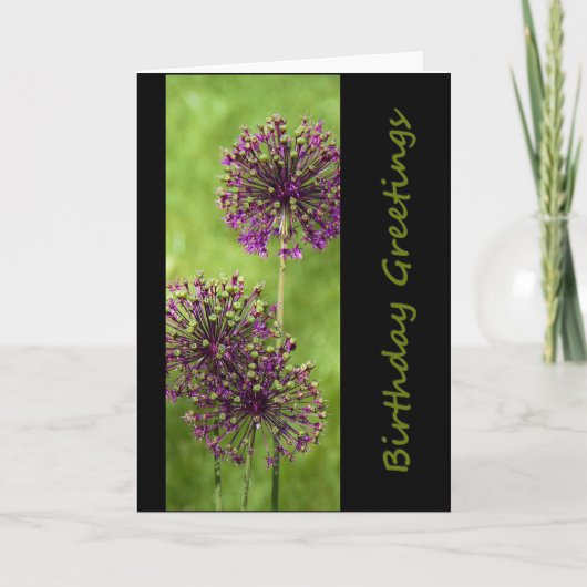 Carte Vœux d'anniversaire (Devant)