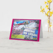 Carte Voeux d'anniversaire (Fleur jaune)