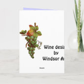 Carte Vœux d'anniversaire 53, personnalisable (Dos)