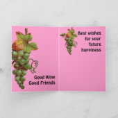 Carte Vœux d'anniversaire 64, personnalisables (Intérieur)