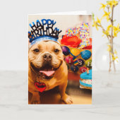 Carte voeux d'anniversaire de Betsy Bully (Fleur jaune)