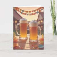 Vœux d'anniversaire de brasserie