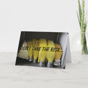 Carte voeux d'anniversaire de pompier