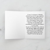 Carte Vœux d'anniversaire drôle de serpent de compagnie (Intérieur)