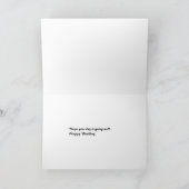 Carte voeux d'anniversaire du chien (Intérieur)