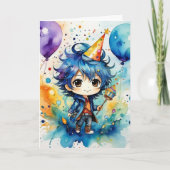 Carte Voeux d'anniversaire du Little Explorer (Devant)