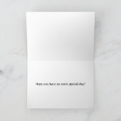 Carte Vœux d'anniversaire pour chiots (Intérieur)