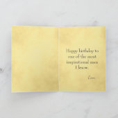 Carte Voeux d'anniversaire pour mon mari (Intérieur)