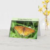 Carte Voeux d'anniversaire pour vous !...Religieux (Fleur jaune)