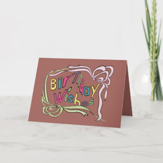 Carte Voeux d'anniversaire tordus
