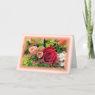 Carte Voeux d'anniversaire victoriens