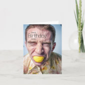 Carte Voeux d'anniversaire Zesty - Squeeze Out the Fun! (Devant)