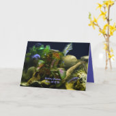 Carte Voeux d'anniversaireDe nous tous (Fleur jaune)