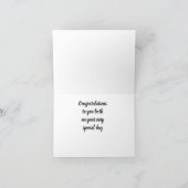 CARTE VOEUX DE BONHEUR/AMOUR POUR LE JOUR DU MARIAGE (Intérieur)