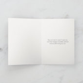 Carte Vœux de Camomille - Crème Douce (Intérieur)