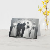 Carte Vœux de jour de mariage .. (Fleur jaune)