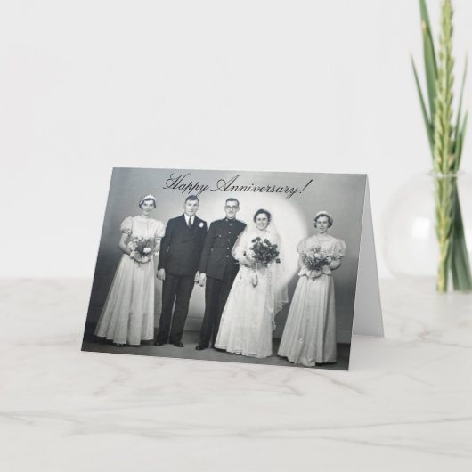 Carte Vœux de jour de mariage .. (Devant)