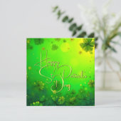 Carte Vœux de joyeuse Saint-Patrick (Debout devant)