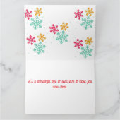 Carte Vœux de la saison à tous pendant cette période de  (Intérieur)