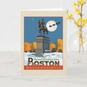 Carte Vœux de la saison de Boston Common! (Fleur jaune)