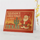 Carte Vœux de la saison du Texas (Fleur jaune)