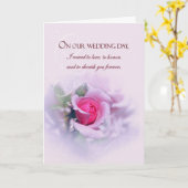 Carte Vœux de mariage sentimental de l'anniversaire de m (Fleur jaune)