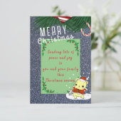 Carte Voeux de Noël (Debout devant)