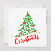 Carte voeux de Noël (Dos)