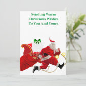 Carte voeux de Noël (Debout devant)