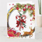 Carte Vœux de Noël (Devant)