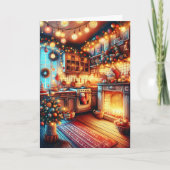 Carte Vœux de Noël à l'ancienne (Devant)
