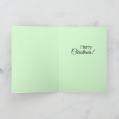 Carte Vœux de Noël Citation Jolie Inspirante (Intérieur)