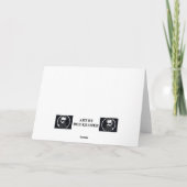 Carte Voeux de Noël dans le délice angé Noël (Dos)