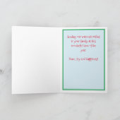 Carte Vœux de Noël de Floride (Intérieur)