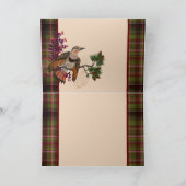 Carte Vœux de Noël Pic flamboyant  (Intérieur)