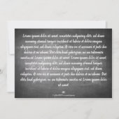 Carte Vœux de Noël sur le tableau noir (Dos)