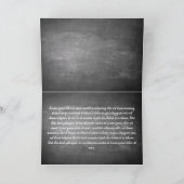 Carte Vœux de Noël sur le tableau noir (Intérieur)